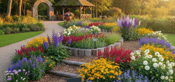 Spalvų architektūra sode: Gėlyno planavimo principai ir tvarios estetikos kūrimas