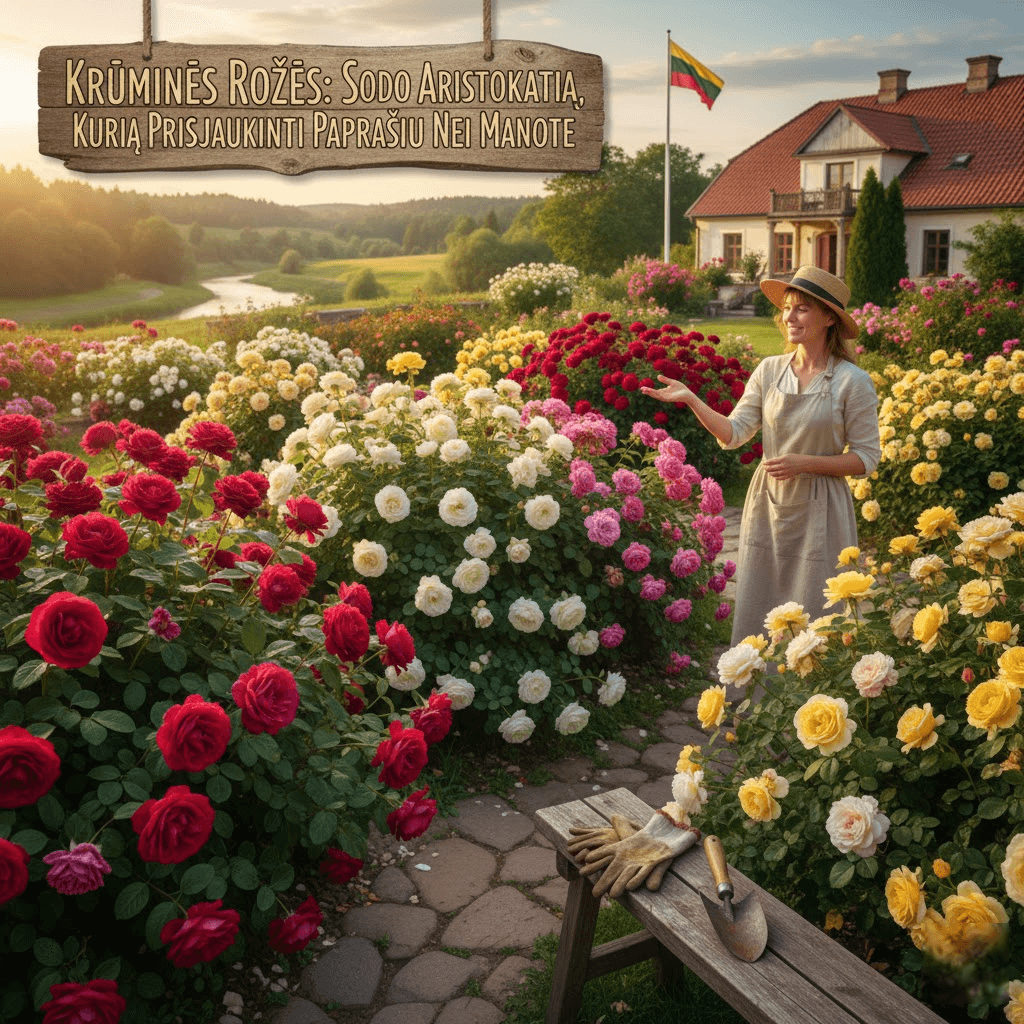 Krūminės Rožės: Sodo Aristokratija, Kurią Prisijaukinti Paprasčiau Nei Manote