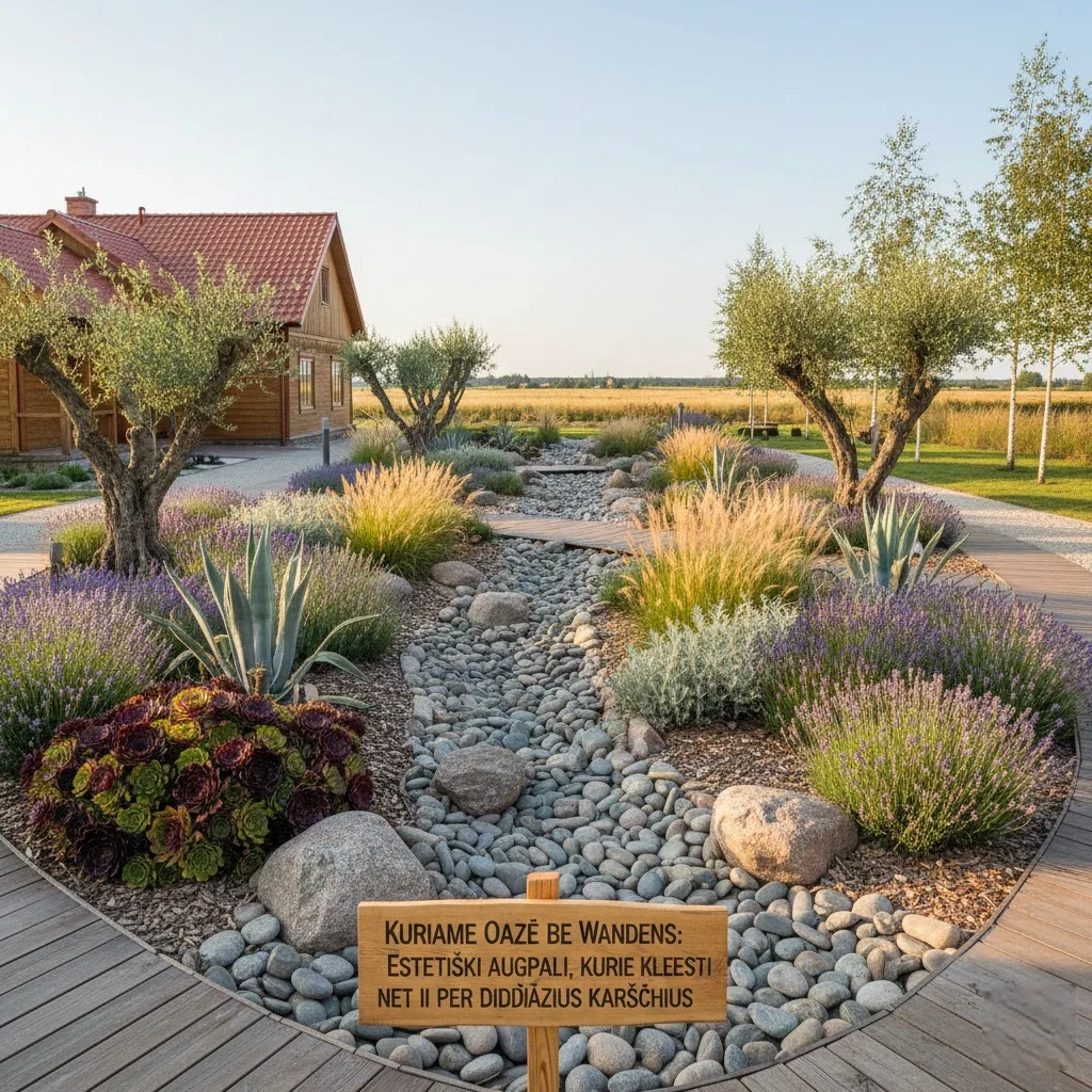 Kuriame Oazę Be Vandens: Estetiški Augalai, Kurie Klesti Net ir Per Didžiausius Karščius