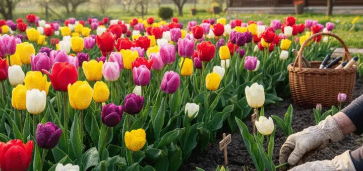 Pavasario triumfas gėlyne: darželinės tulpės ir jų auginimo paslaptys, kurias dažnai praleidžiame