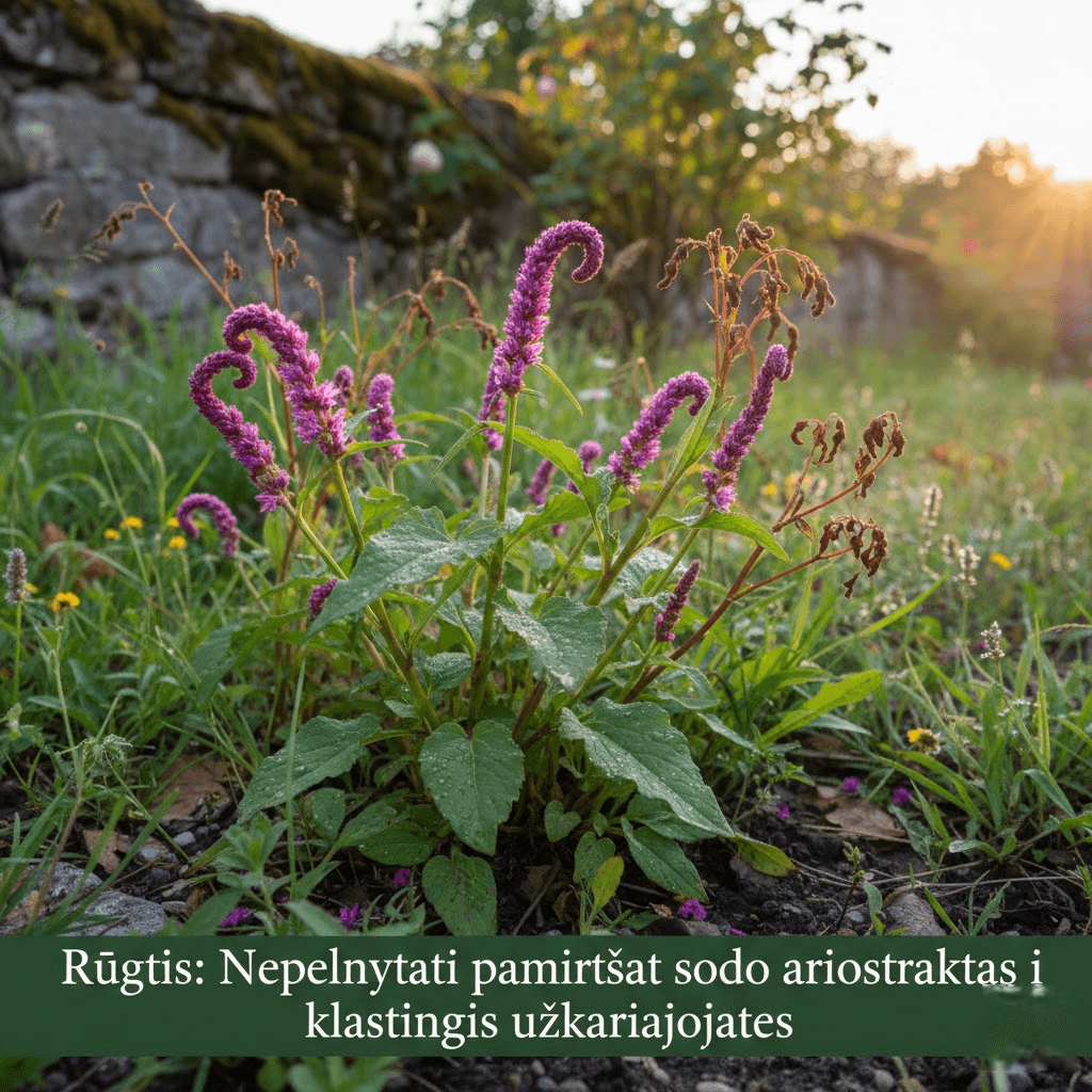Rūgtis: Nepelnytai pamirštas sodo aristokratas ir klastingas užkariautojas
