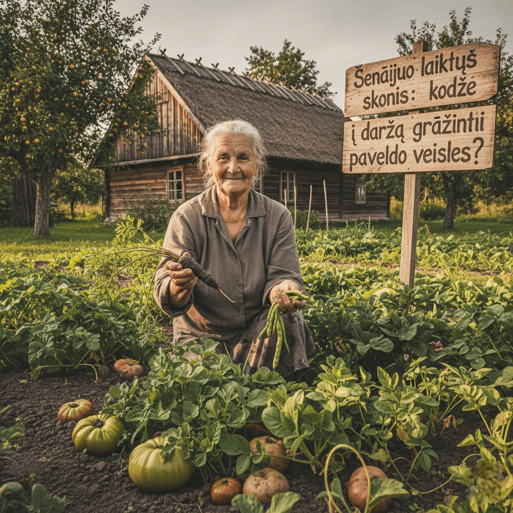 Senųjų laikų skonis: kodėl verta į daržą grąžinti paveldo veisles?