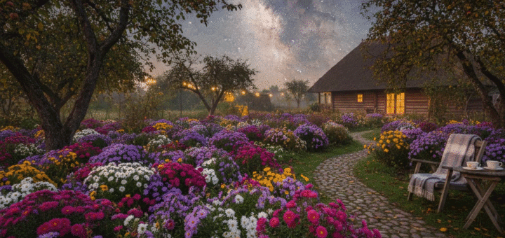 Žvaigždėtas rudeninis sodas: kaip prisijaukinti astrų magiją ir spalvas