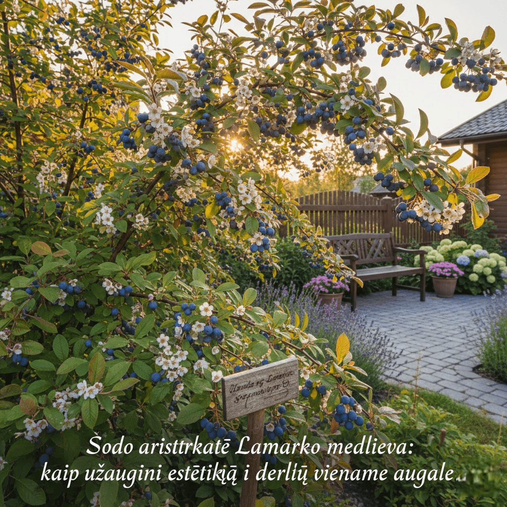Sodo aristokratė Lamarko medlieva: kaip užauginti estetiką ir derlių viename augale