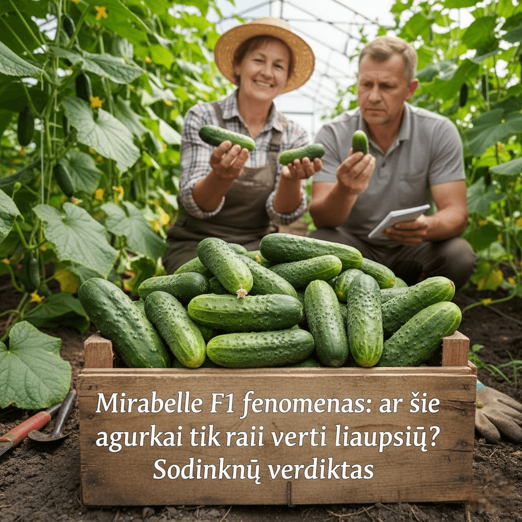 Mirabelle F1 fenomenas: ar šie agurkai tikrai verti liaupsių? Sodininkų verdiktas