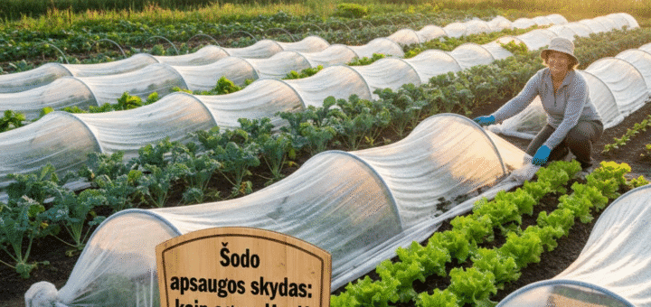 Sodo apsaugos skydas: kaip agro plėvelė keičia lietuviško daržo taisykles