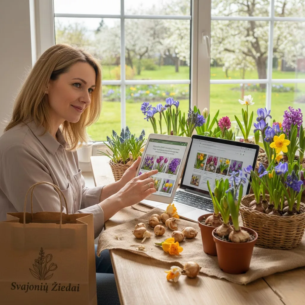 Svajonių žiedai tiesiai į namus: Kaip sėkmingai išsirinkti ir pirkti svogūnines gėles elektroninėje erdvėje