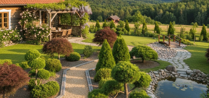 Sodo architektūra: Kaip dekoratyviniai medeliai keičia aplinką ir kuria jaukumą