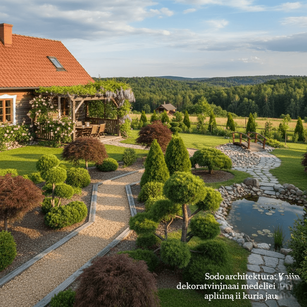 Sodo architektūra: Kaip dekoratyviniai medeliai keičia aplinką ir kuria jaukumą