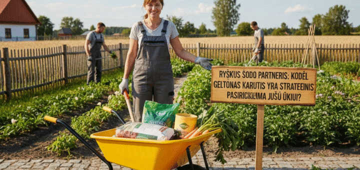 Ryškus sodo partneris: Kodėl geltonas karutis yra strateginis pasirinkimas jūsų ūkiui?
