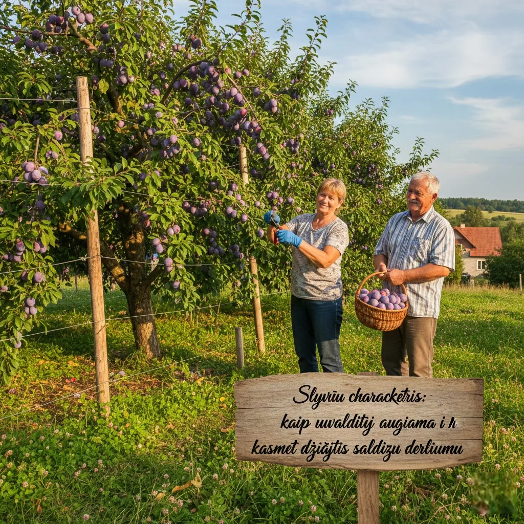 Slyvų charakteris: kaip suvaldyti augimą ir kasmet džiaugtis saldžiu derliumi