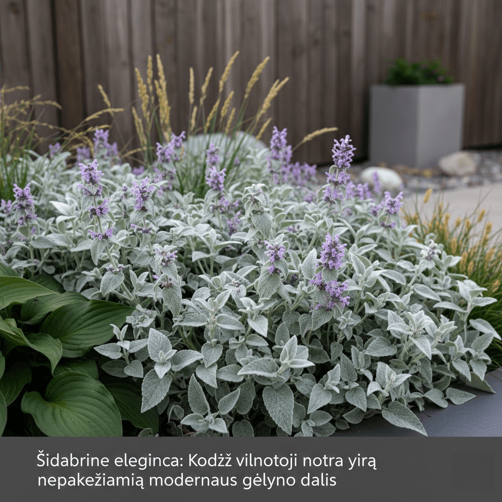 Sidabrinė elegancija: Kodėl vilnotoji notra yra nepakeičiama modernaus gėlyno dalis