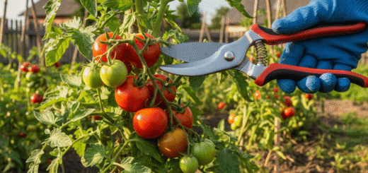 Strateginis pomidorų formavimas: Kaip žirklės gali padvigubinti jūsų derlių ir išgelbėti augalus nuo ligų