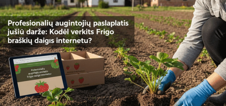 Profesionalių augintojų paslaptis jūsų darže: Kodėl verta rinktis Frigo braškių daigus internetu?