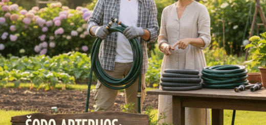 Sodo Arterijos: Kaip Išsirinkti Laistymo Žarną, Kuri Tarnaus Ne Vieną Vasarą?