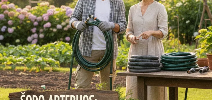 Sodo Arterijos: Kaip Išsirinkti Laistymo Žarną, Kuri Tarnaus Ne Vieną Vasarą?