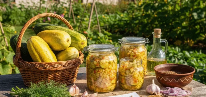 Gelbėjame derlių: Auksiniai receptai ir idėjos peraugusių agurkų mišrainėms žiemai