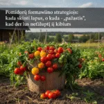 Pomidorų formavimo strategijos: kada skinti lapus, o kada – „pažastis“, kad derlius netilptų į kibirus