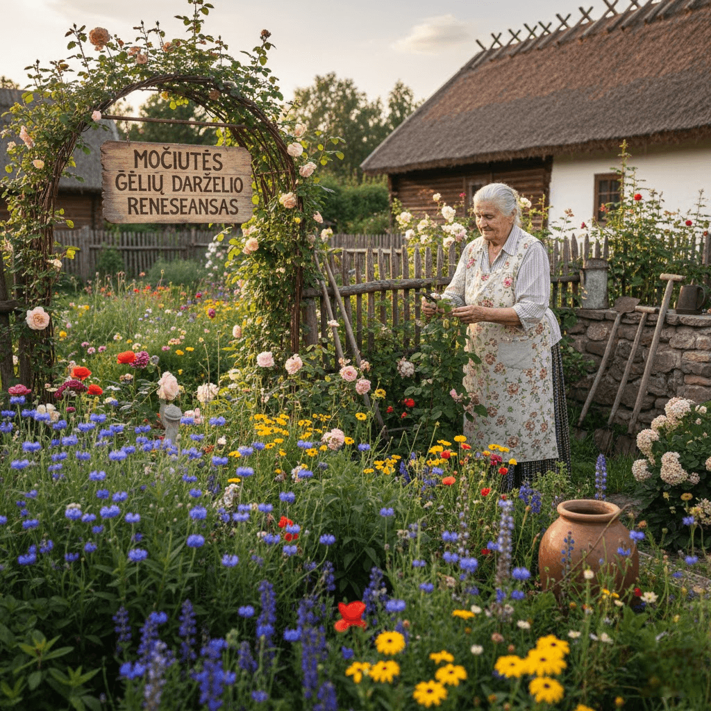 Močiutės gėlių darželio renesansas: Kuriame ilgaamžį, nostalgišką ir tvarų gėlyną Močiutės gėlių darželio renesansas: Kuriame ilgaamžį, nostalgišką ir tvarų gėlyną