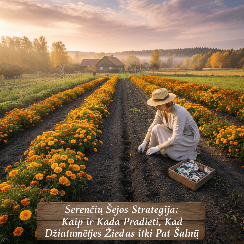Serenčių Sėjos Strategija: Kaip ir Kada Pradėti, Kad Džiaugtumėtės Žiedais iki Pat Šalnų
