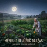 Mėnulis ir Jūsų Daržas: Kaip Dangiški Ciklai Lemia Gausų Derlių