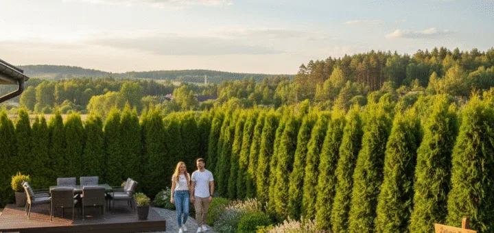 Žalioji Tvora, Kuri Nenuvils: Meistriškas Tujų Sodinimo Planas Jūsų Kiemo Privatumui