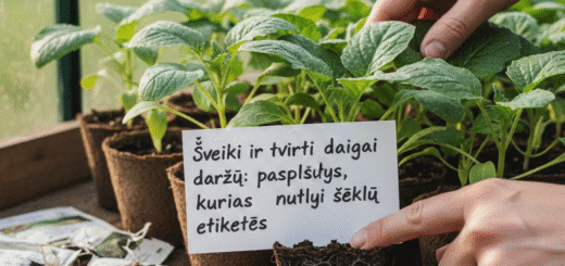 Sveiki ir tvirti daigai daržui: paslaptys, kurias nutyli sėklų etiketės