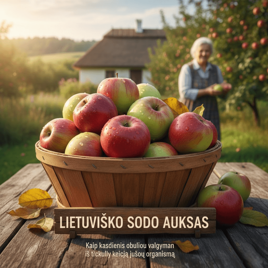 Lietuviško sodo auksas: Kaip kasdienis obuolių valgymas iš tikrųjų keičia jūsų organizmą Lietuviško sodo auksas: Kaip kasdienis obuolių valgymas iš tikrųjų keičia jūsų organizmą