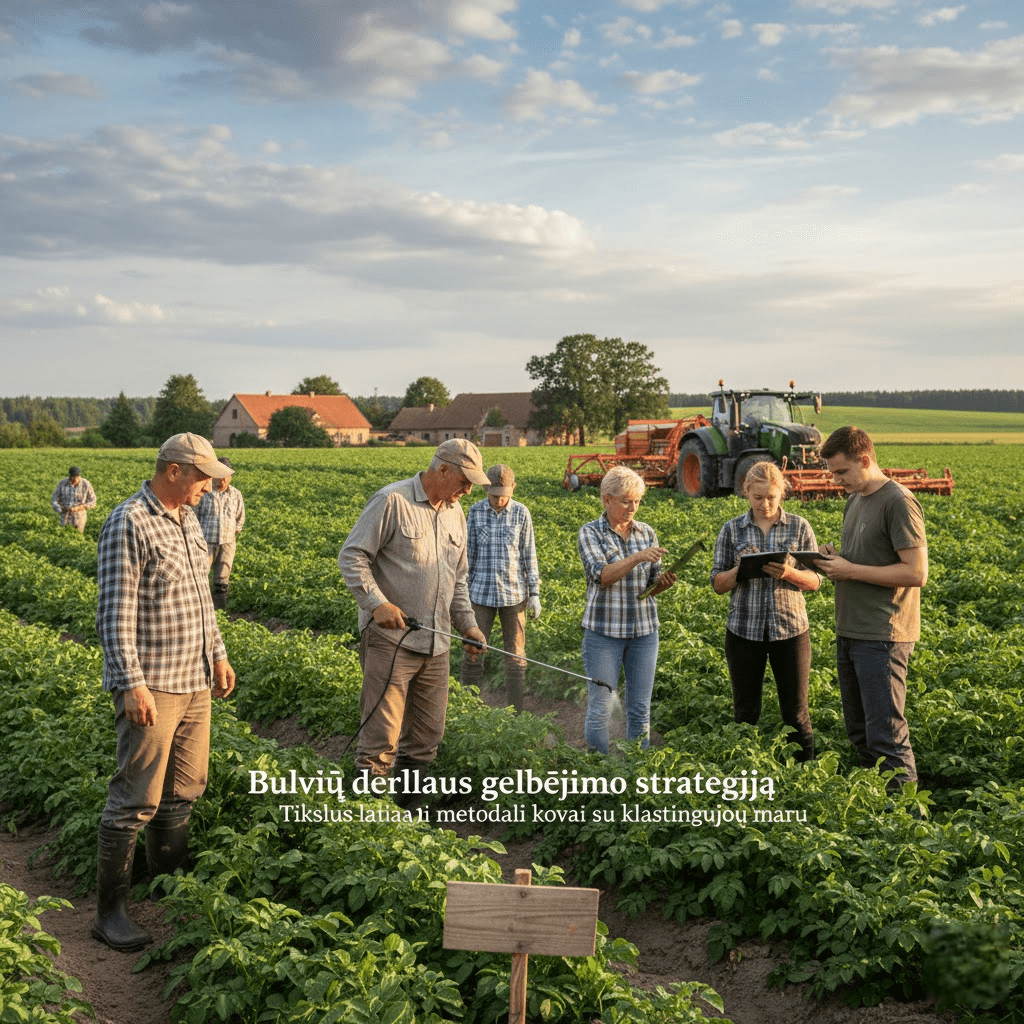 Bulvių derliaus gelbėjimo strategija: Tikslus laikas ir metodai kovai su klastinguoju maru