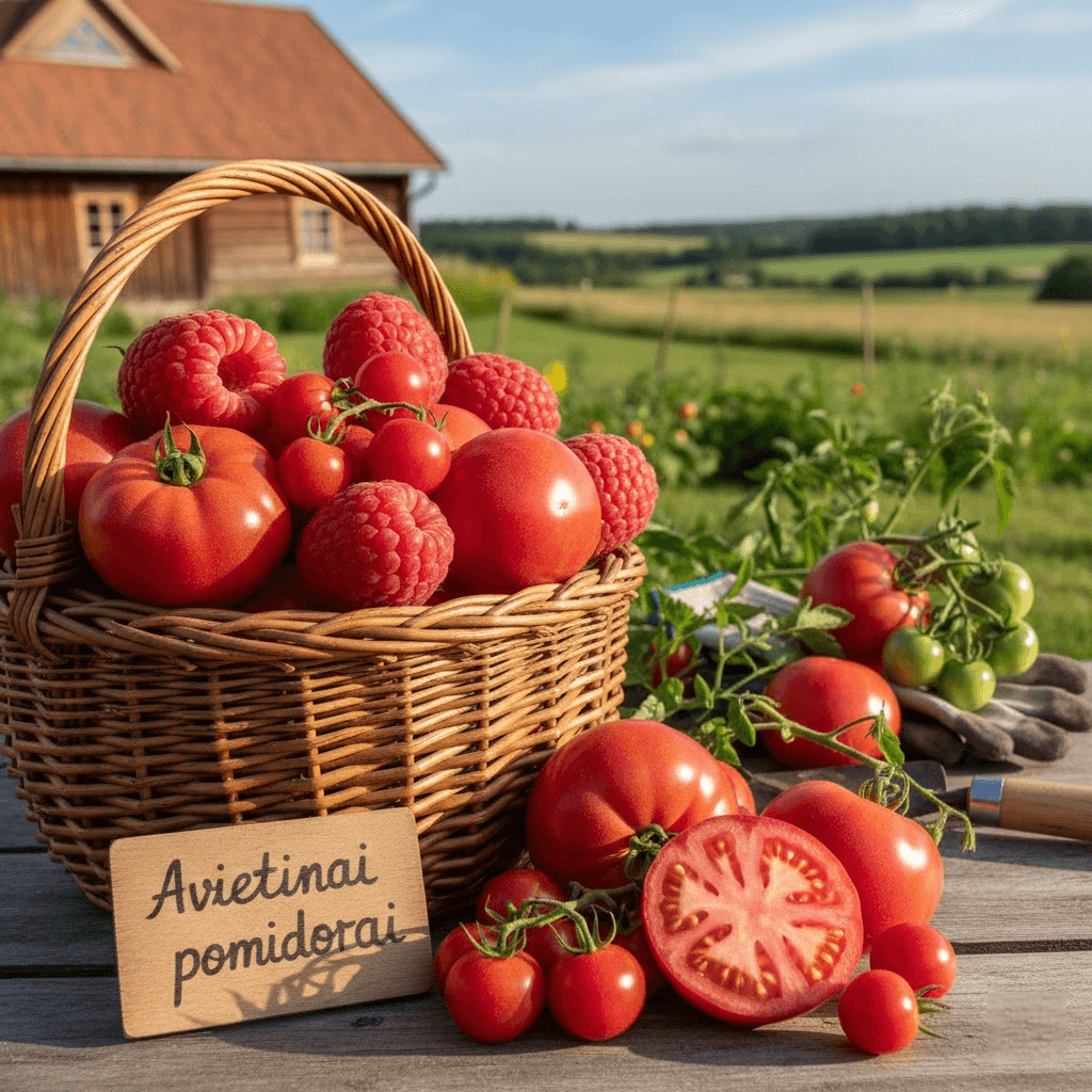 Avietiniai pomidorai: saldžiausio derliaus paslaptys ir geriausios veislės