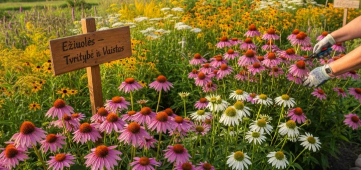 Ežiuolės auginimas: spalvinga tvirtybė ir vaistas jūsų gėlyne