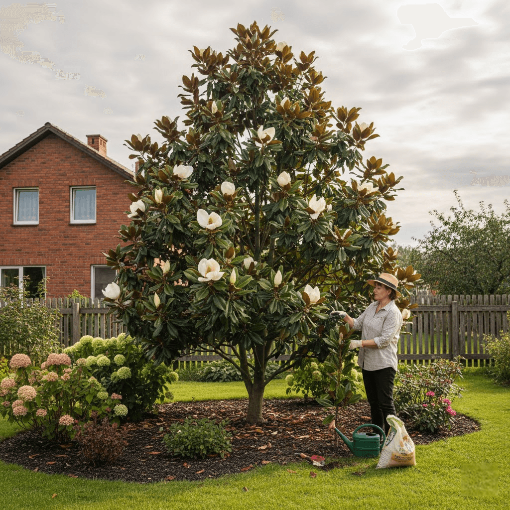 Didžiažiedė magnolija: Kaip prisijaukinti visžarę pietų gražuolę savo kieme