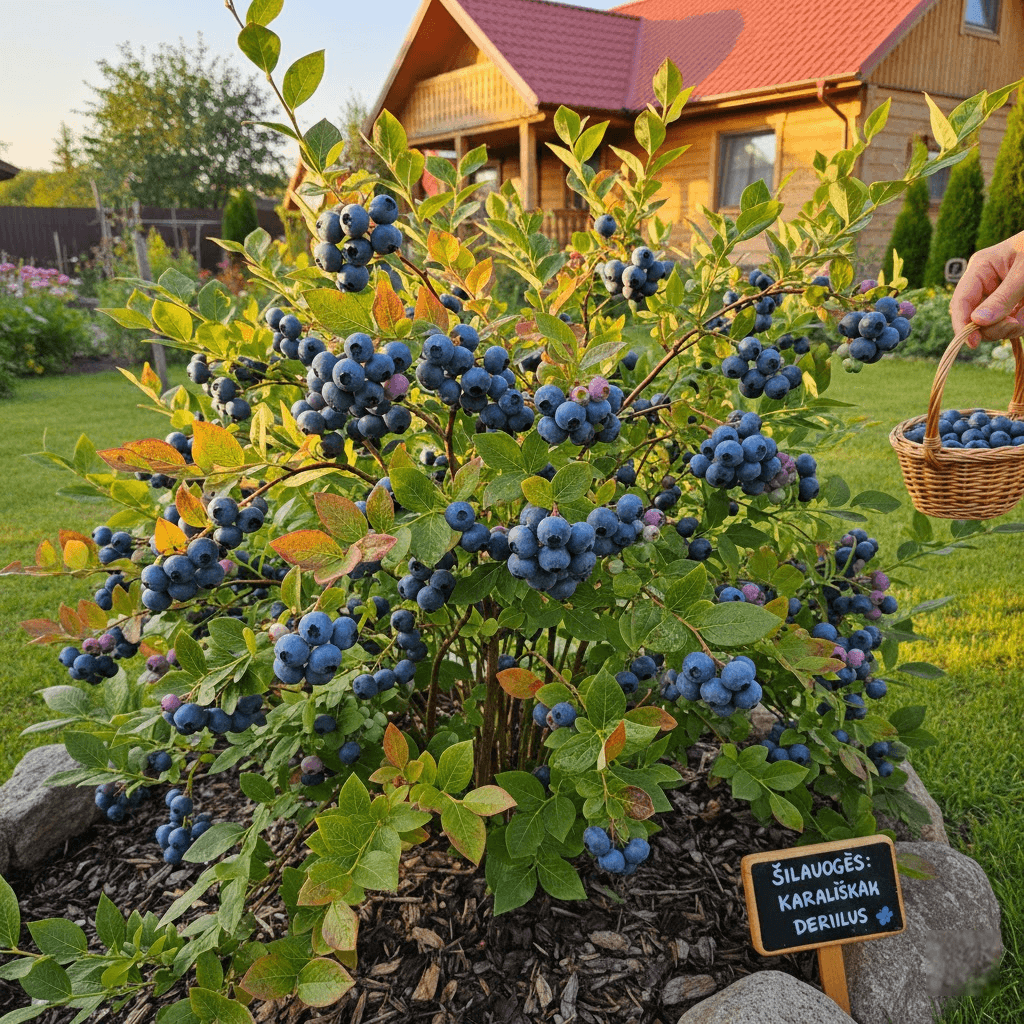 Šilauogės: Karališkas derlius jūsų kieme be didelio vargo
