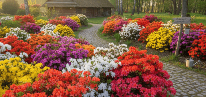 Lauko azalijos: spalvų sprogimas jūsų kieme ir sėkmingo auginimo taisyklės