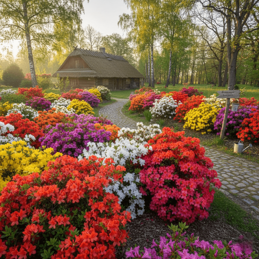 Lauko azalijos: spalvų sprogimas jūsų kieme ir sėkmingo auginimo taisyklės