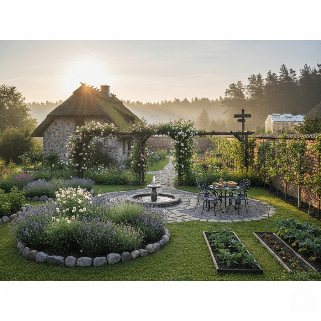 Sodo idėjos jaukiai ir stilingai aplinkai: nuo vizijos iki rezultato