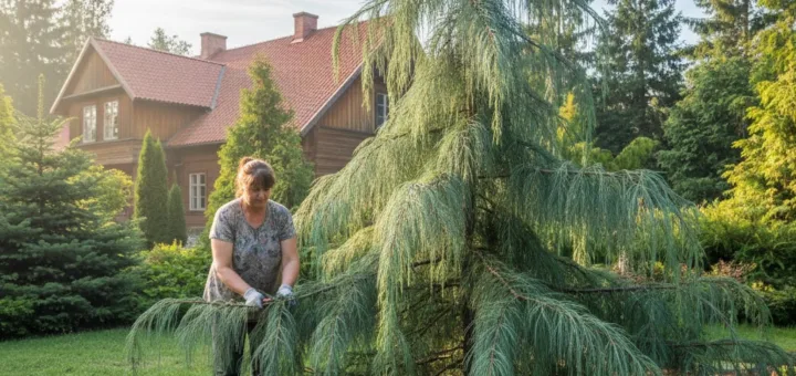 Himalajinė pušis: šilkinė elegancija ir auginimo paslaptys