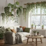 Žalioji gravitacija: Svyrančios kambarinės gėlės jaukiam interjerui