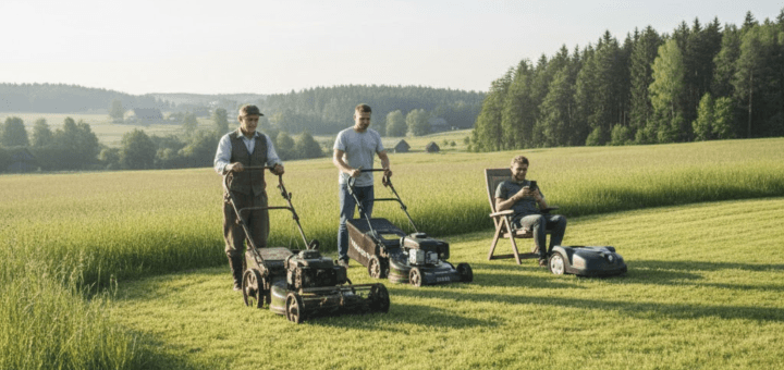 Žoliapjovės evoliucija: kaip atrasti tobulą balansą tarp galingumo ir komforto