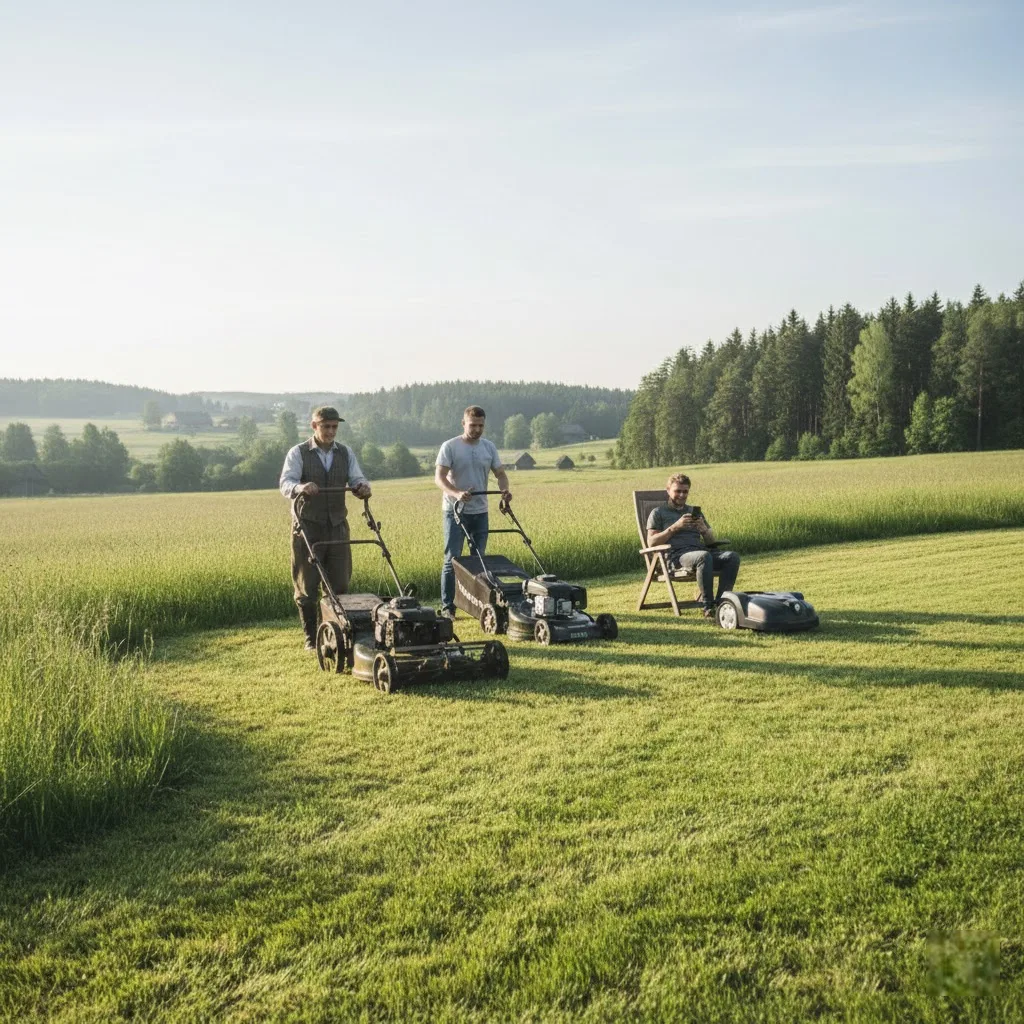 Žoliapjovės evoliucija: kaip atrasti tobulą balansą tarp galingumo ir komforto