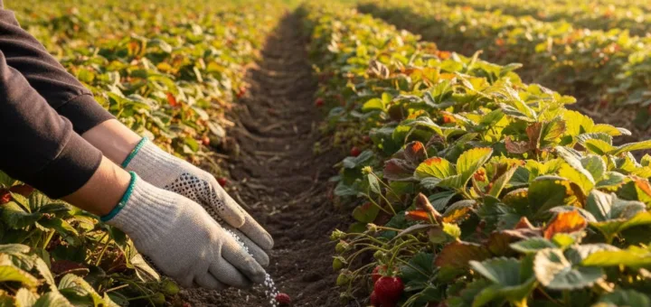 Braškių tręšimas rudenį: strategija maksimaliam kito sezono derliui
