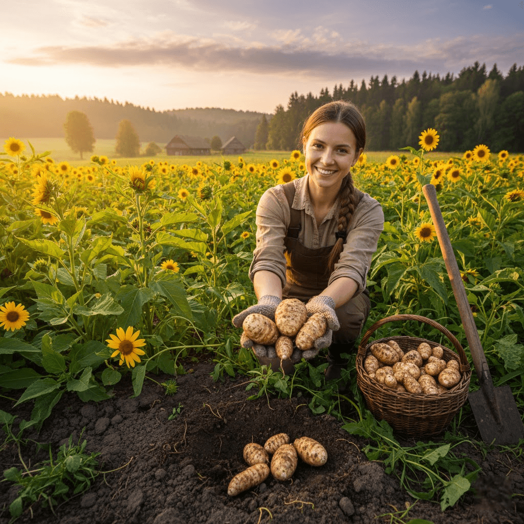 Bulvinė saulėgrąža: ilgaamžis sveikatos šaltinis ir kulinarinis atradimas Bulvinė saulėgrąža: ilgaamžis sveikatos šaltinis ir kulinarinis atradimas