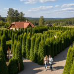 Koloninės tujos: Žalioji architektūra ir veislių pasirinkimo menas