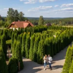 Koloninės tujos: Žalioji architektūra ir veislių pasirinkimo menas