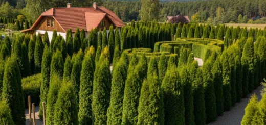 Koloninės tujos: Žalioji architektūra ir veislių pasirinkimo menas