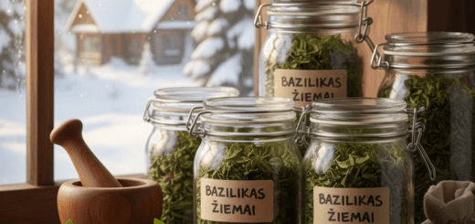 Bazilikas žiemai: Išsaugokite vasaros aromatą savo virtuvėje