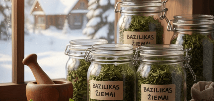 Bazilikas žiemai: Išsaugokite vasaros aromatą savo virtuvėje