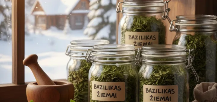 Bazilikas žiemai: Išsaugokite vasaros aromatą savo virtuvėje