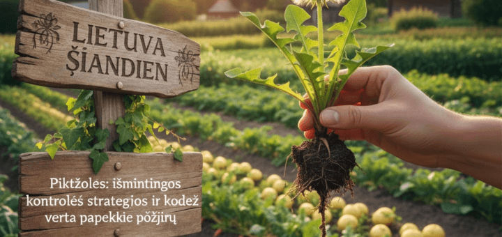 Piktžolės: išmintingos kontrolės strategijos ir kodėl verta pakeisti požiūrį