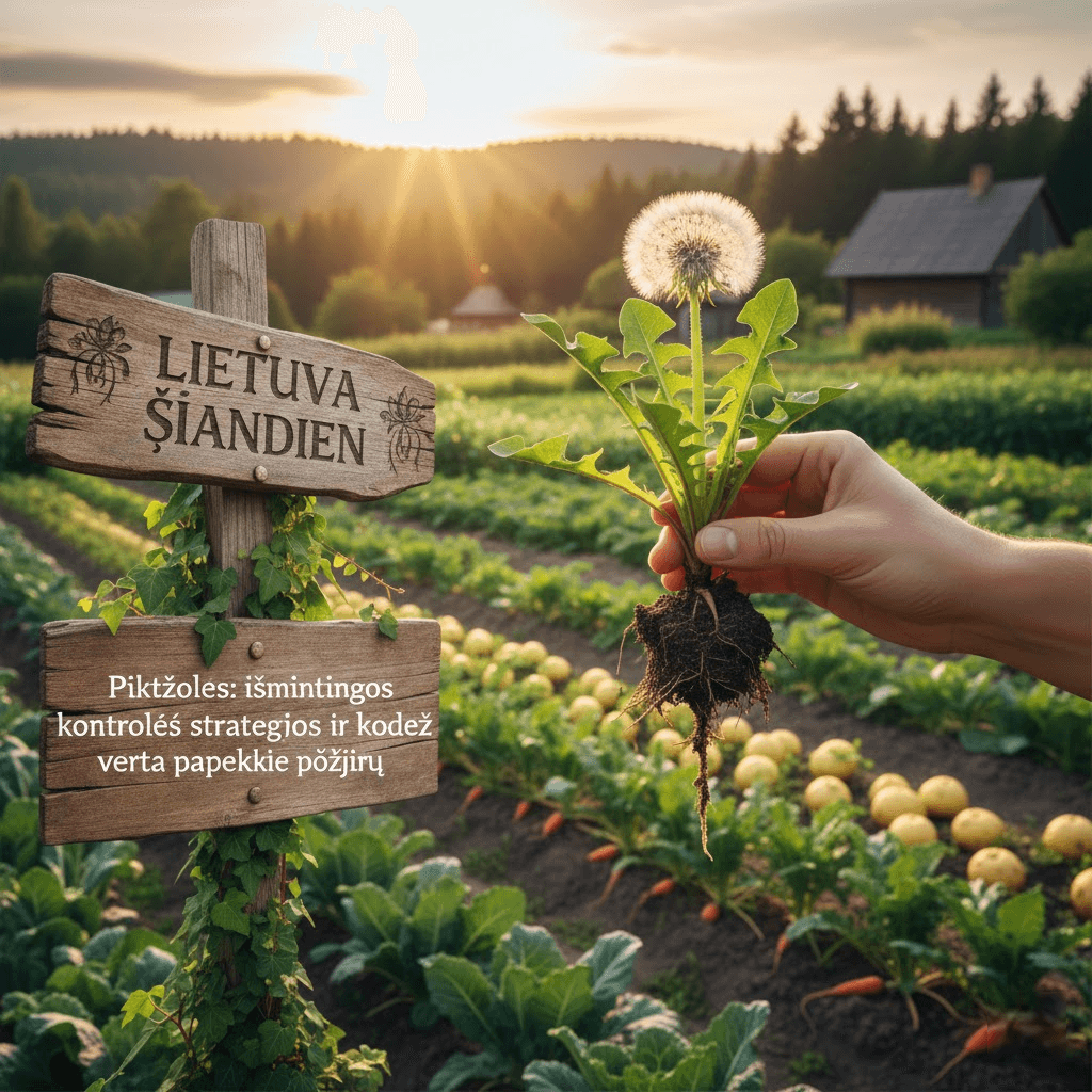 Piktžolės: išmintingos kontrolės strategijos ir kodėl verta pakeisti požiūrį